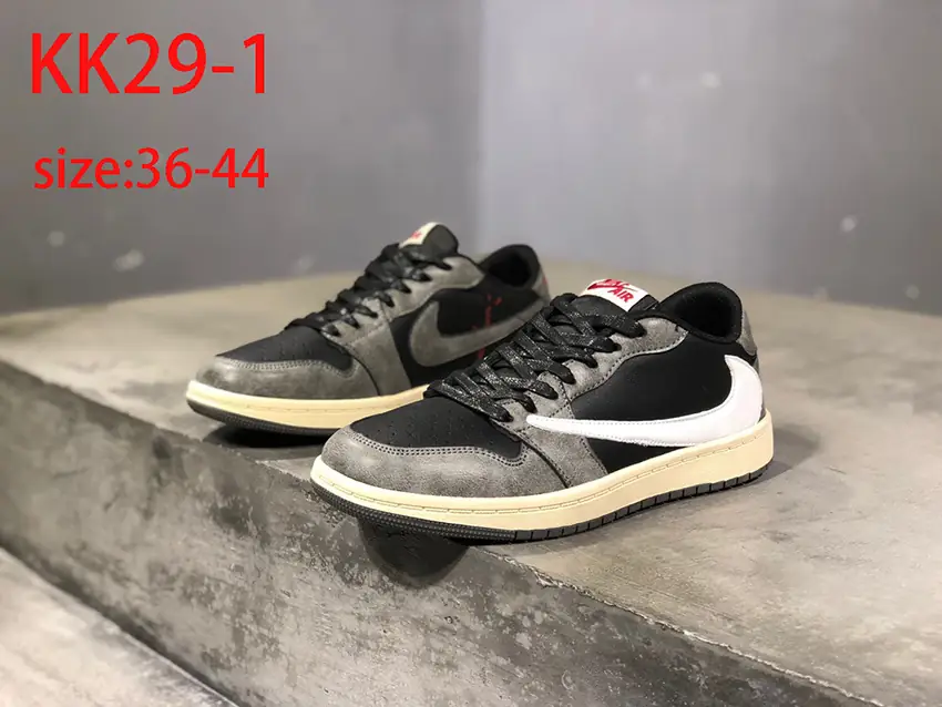 KK29 Nike Air Jordan 1 barb low top 54$ gallery
