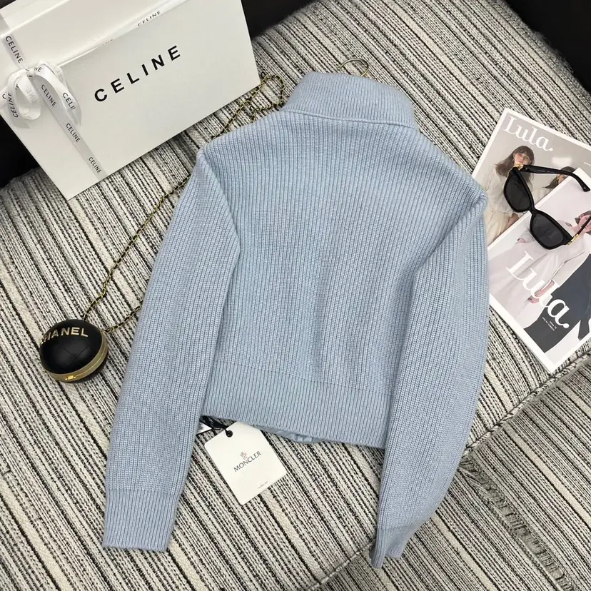 LC13 Moncler wool knitted hooded down jacket,1:1 quality80$ gallery