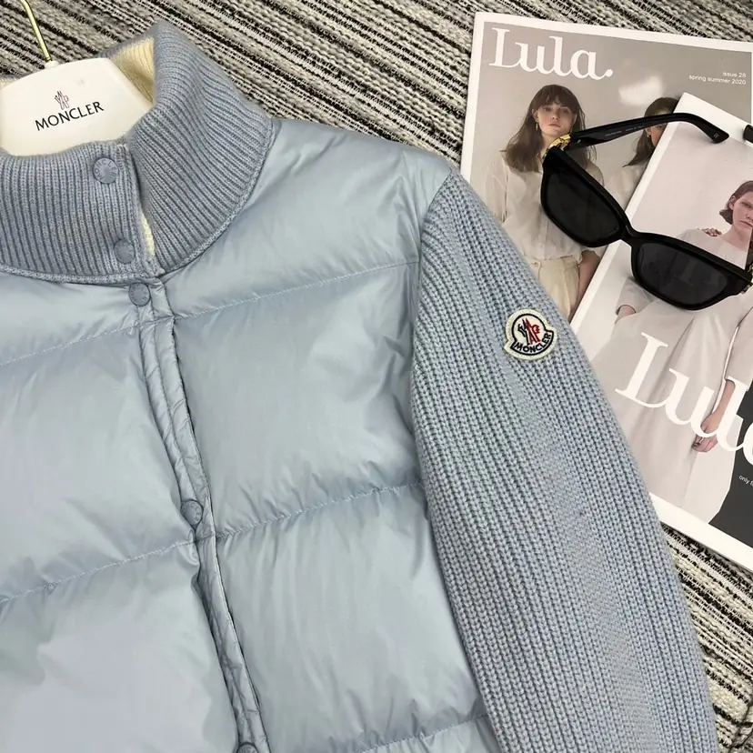 LC13 Moncler wool knitted hooded down jacket,1:1 quality80$ gallery