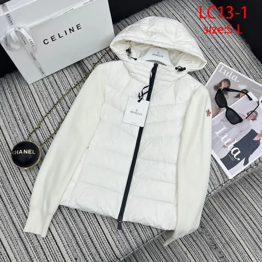 LC13 Moncler wool knitted hooded down jacket,1:1 quality80$ gallery