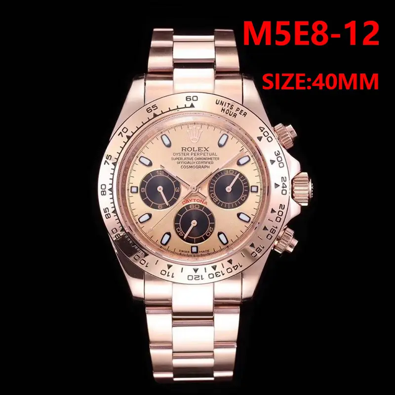 M5E8 Rolex watch top quality with box 90$ gallery