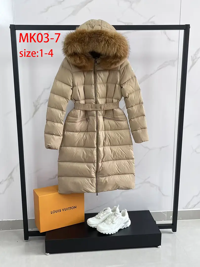 MK03 Moncler hooded fur collar long down jacket, 1;1 quality 145$ gallery