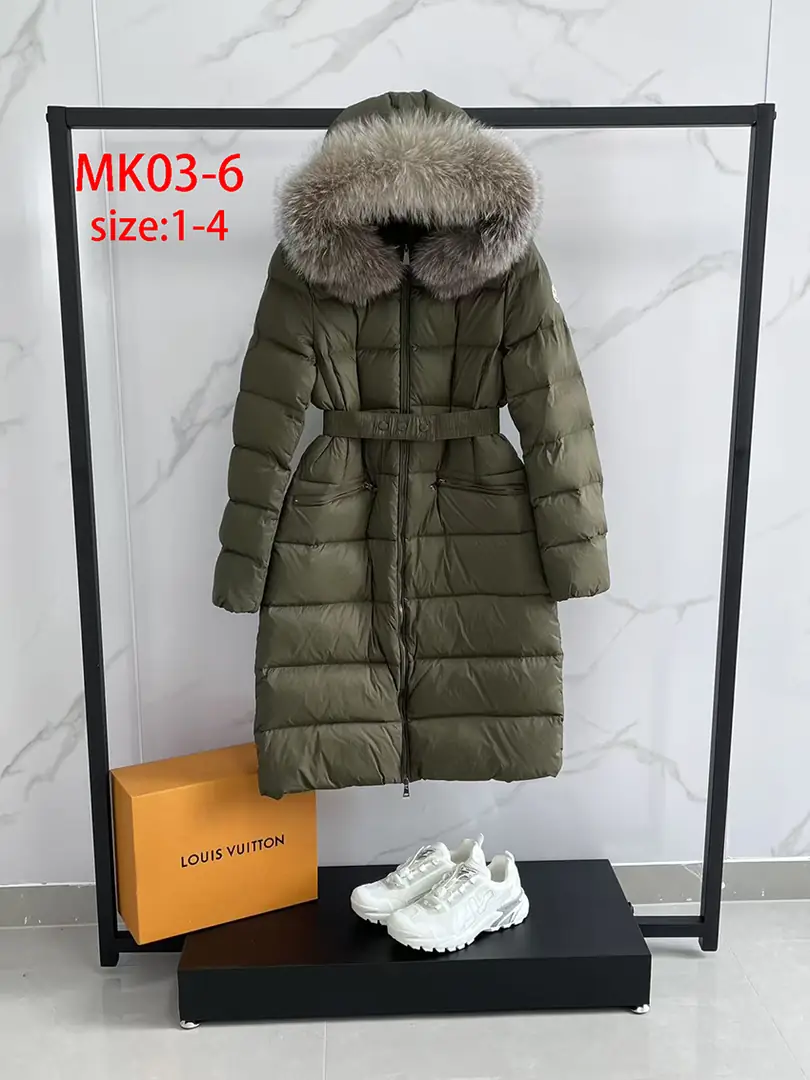 MK03 Moncler hooded fur collar long down jacket, 1;1 quality 145$ gallery