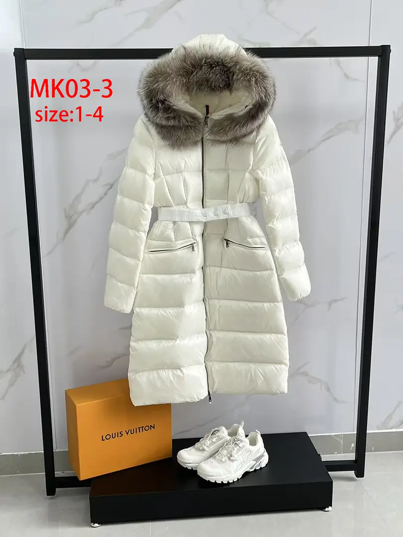 MK03 Moncler hooded fur collar long down jacket, 1;1 quality 145$ gallery