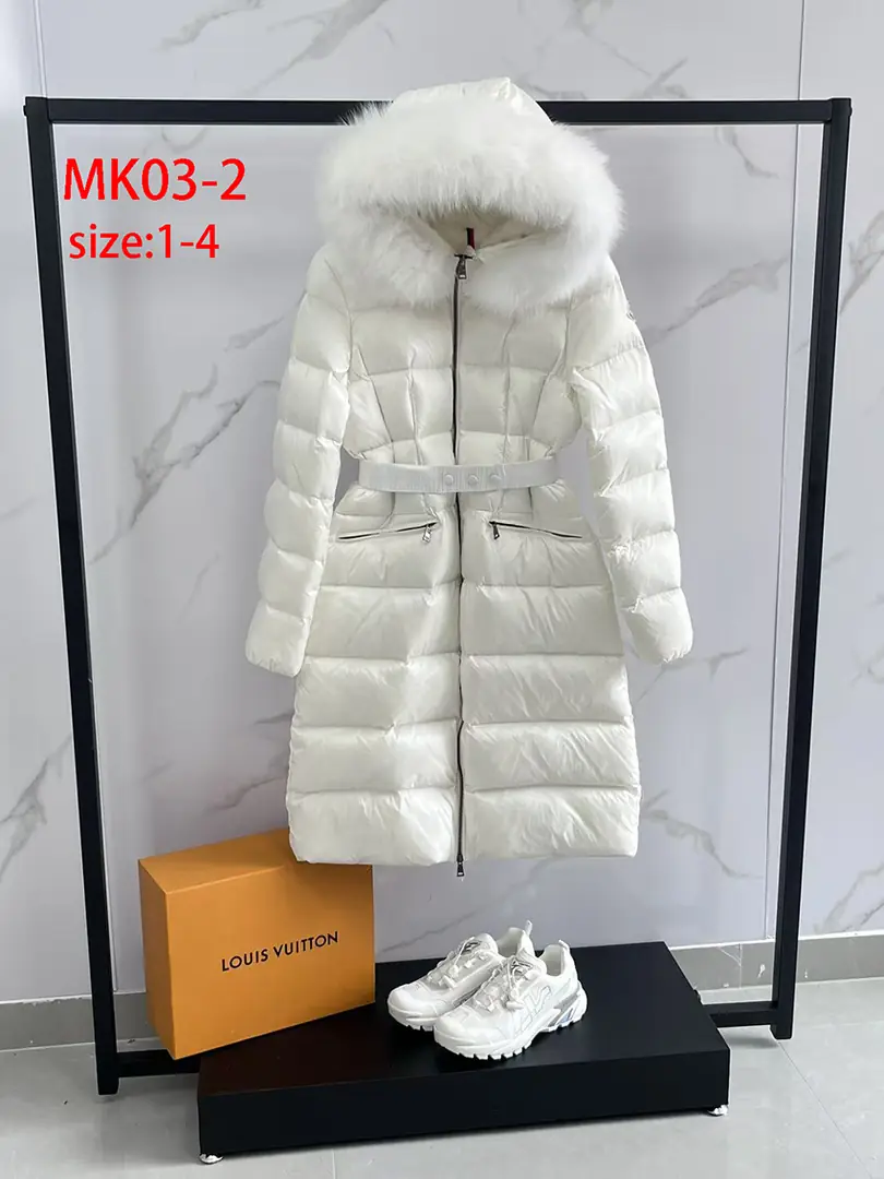 MK03 Moncler hooded fur collar long down jacket, 1;1 quality 145$ gallery