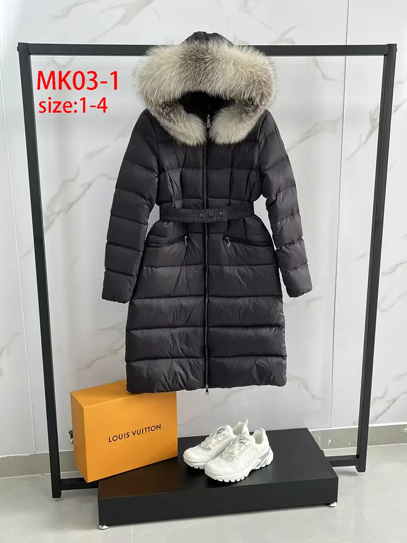 MK03 Moncler hooded fur collar long down jacket, 1;1 quality 145$ gallery