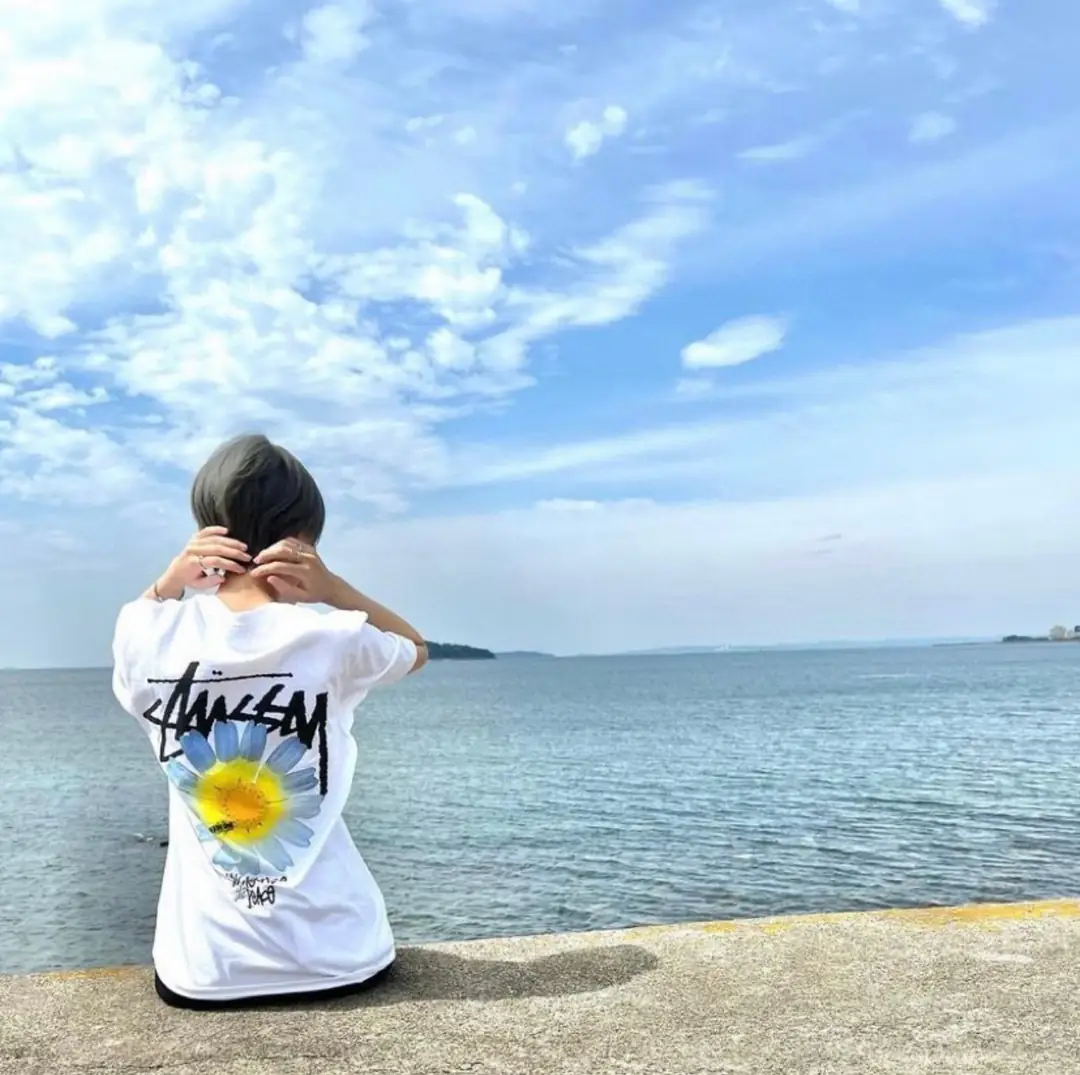 Q8V8 STUSSY short-sleeved T-shirt 35$ gallery