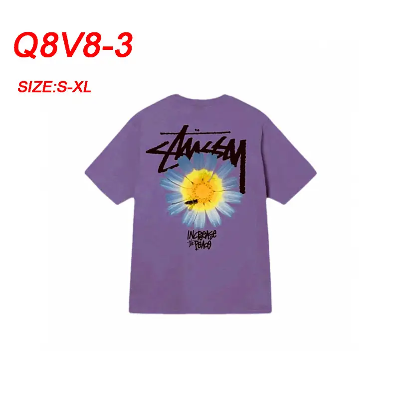 Q8V8 STUSSY short-sleeved T-shirt 35$ gallery
