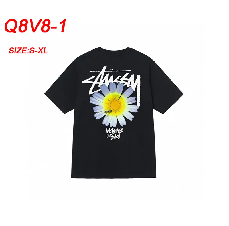 Q8V8 STUSSY short-sleeved T-shirt 35$ gallery