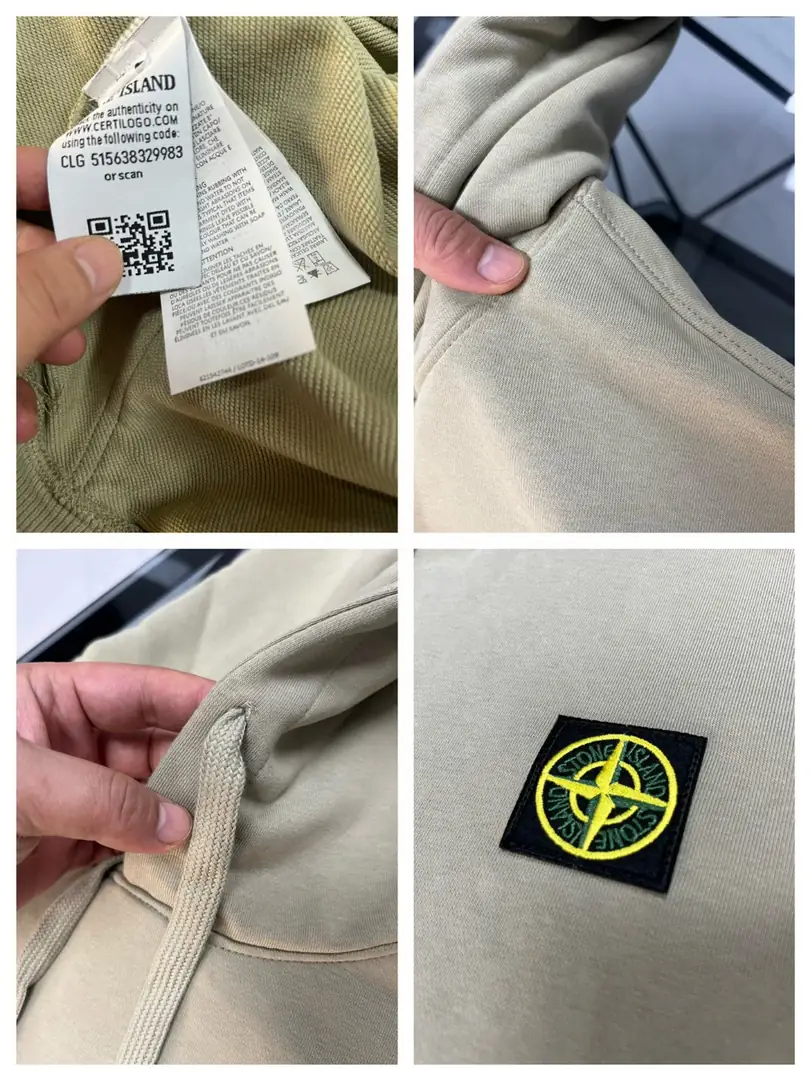 R1F13 STONE ISLAND. Classic chest embroidered hooded sweatshirt 50$ gallery
