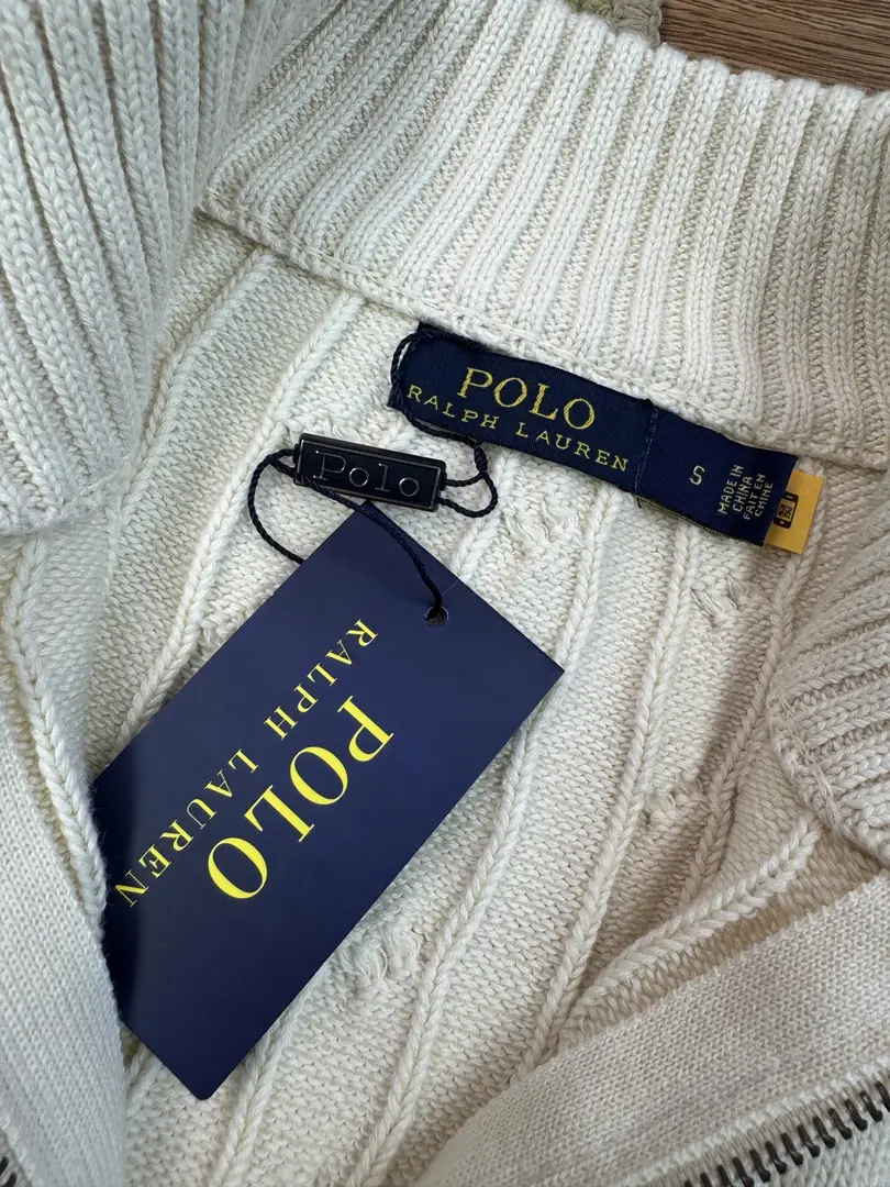 R1F7 RAH LAUREN high-neck half-zip knit sweater 48$ gallery