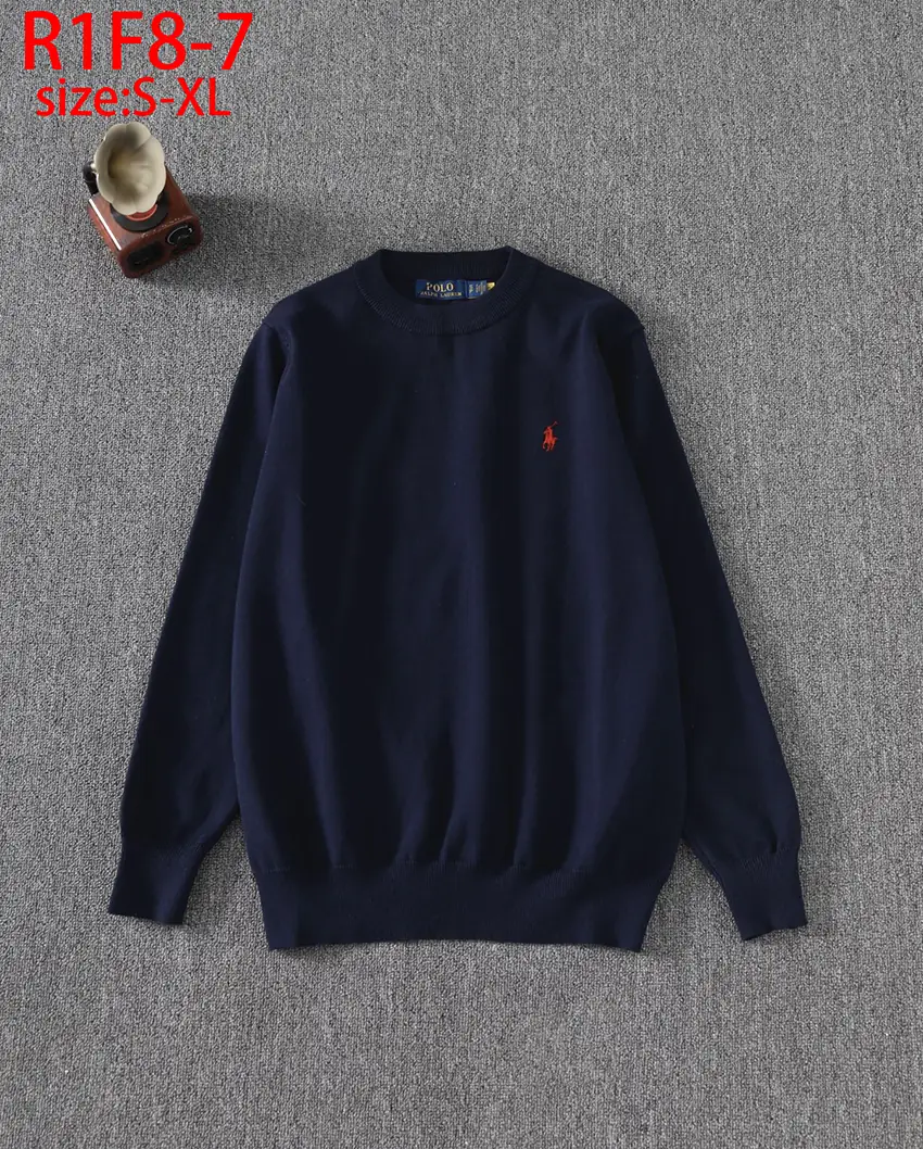 R1F8 Rah Lauren Knit Pony Crew Neck Pullover Sweater  52$ gallery