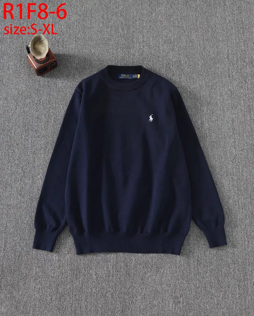 R1F8 Rah Lauren Knit Pony Crew Neck Pullover Sweater  52$ gallery