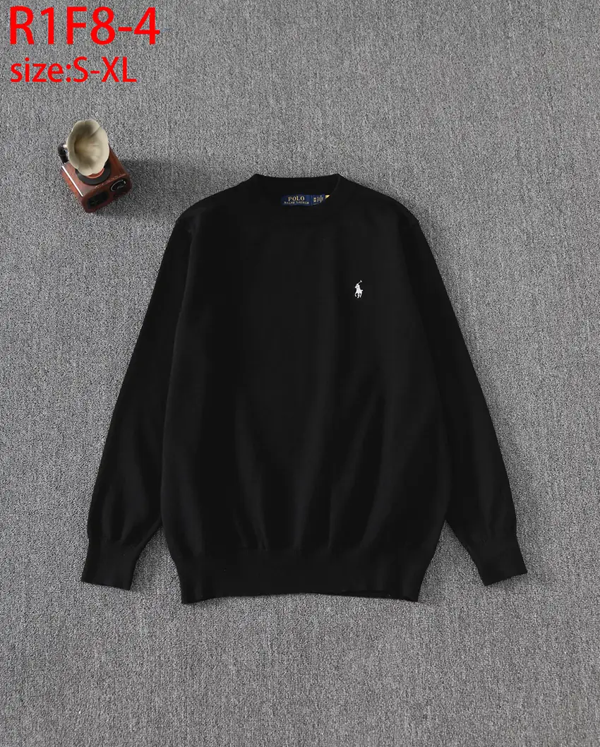 R1F8 Rah Lauren Knit Pony Crew Neck Pullover Sweater  52$ gallery