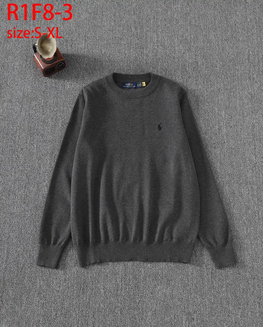 R1F8 Rah Lauren Knit Pony Crew Neck Pullover Sweater  52$ gallery