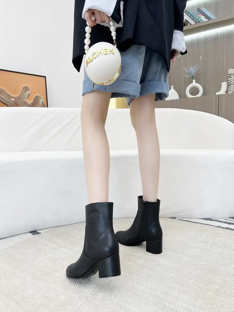 TV12 Celine leather short boots 123$ gallery