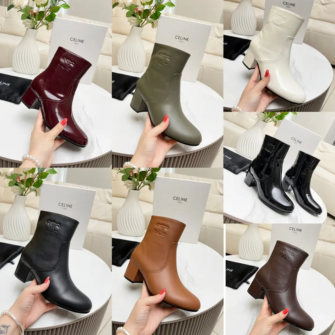 TV12 Celine leather short boots 123$ gallery