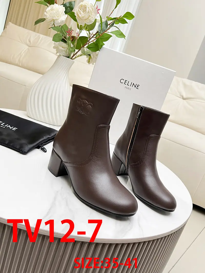TV12 Celine leather short boots 123$ gallery