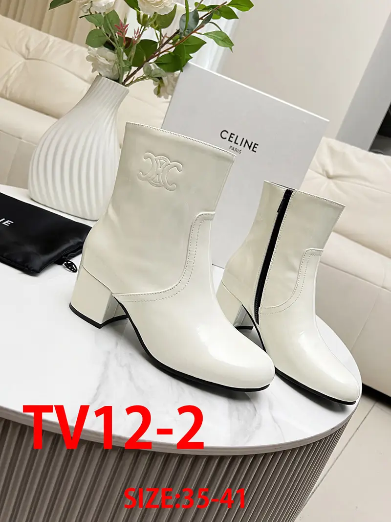 TV12 Celine leather short boots 123$ gallery