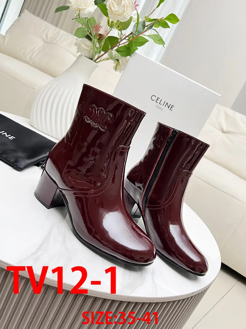 TV12 Celine leather short boots 123$ gallery
