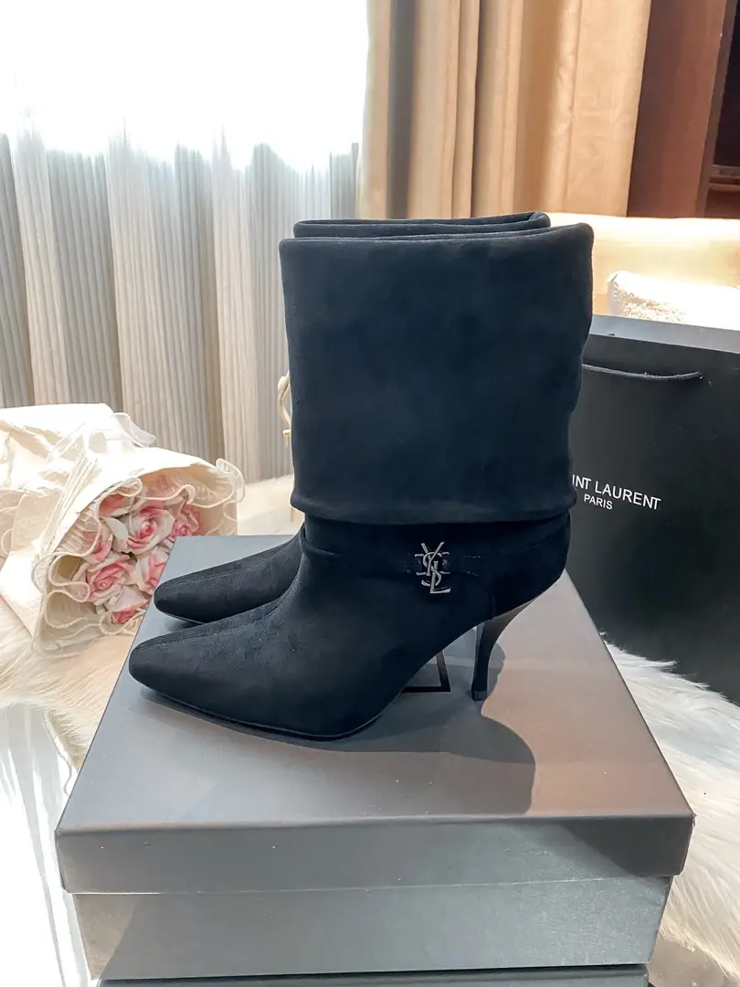 XZ04 Saint Laurent New Suede Ankle Boots 68$ gallery
