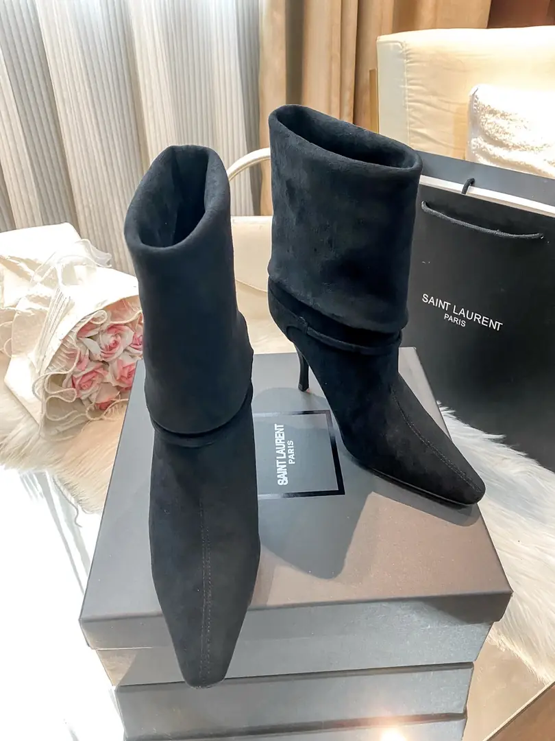 XZ04 Saint Laurent New Suede Ankle Boots 68$ gallery