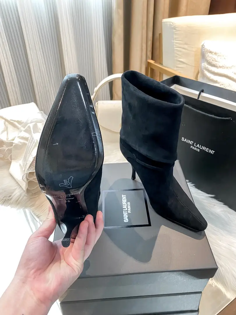 XZ04 Saint Laurent New Suede Ankle Boots 68$ gallery