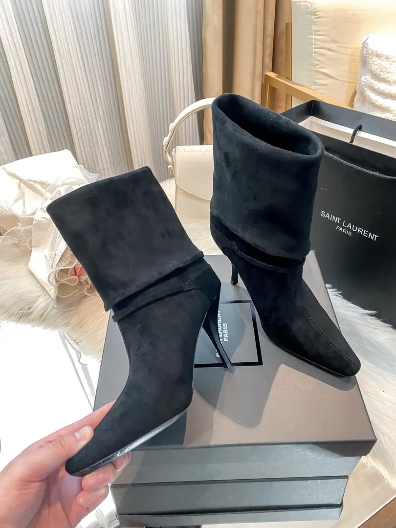 XZ04 Saint Laurent New Suede Ankle Boots 68$ gallery