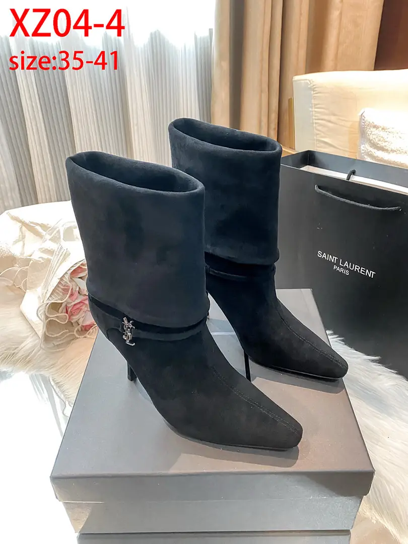 XZ04 Saint Laurent New Suede Ankle Boots 68$ gallery