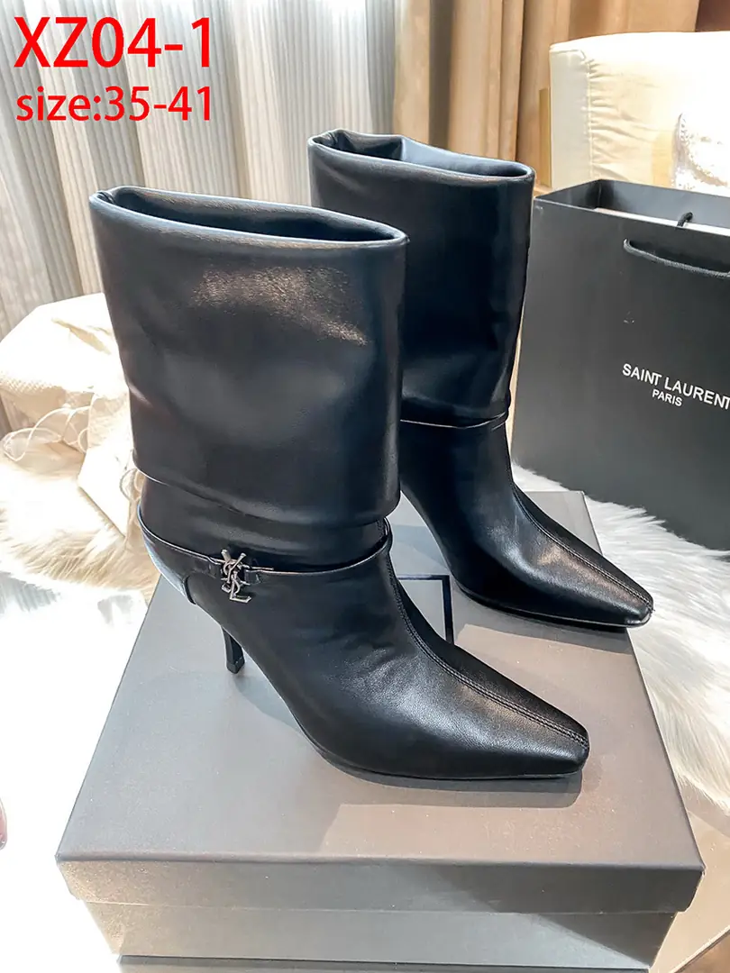 XZ04 Saint Laurent New Suede Ankle Boots 68$ gallery