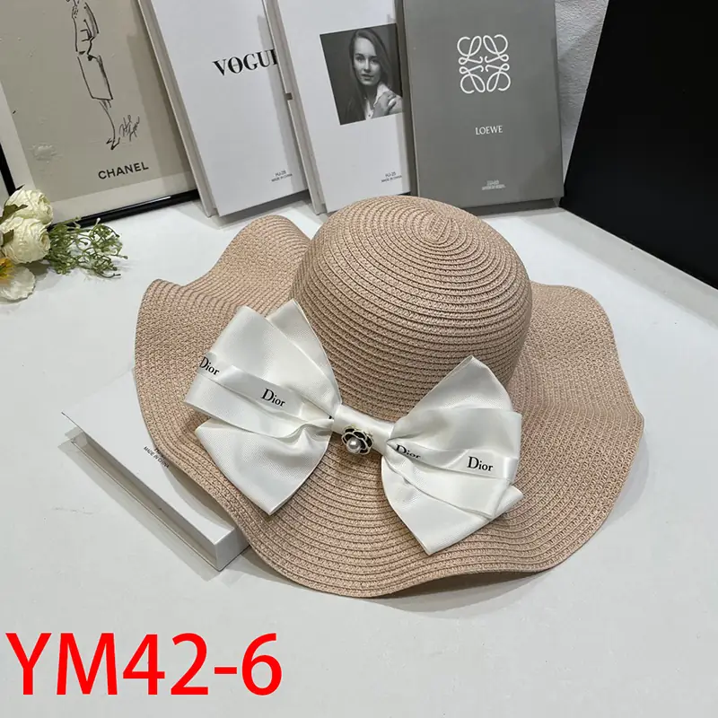 YM42 Dior sunhat straw 43$ gallery
