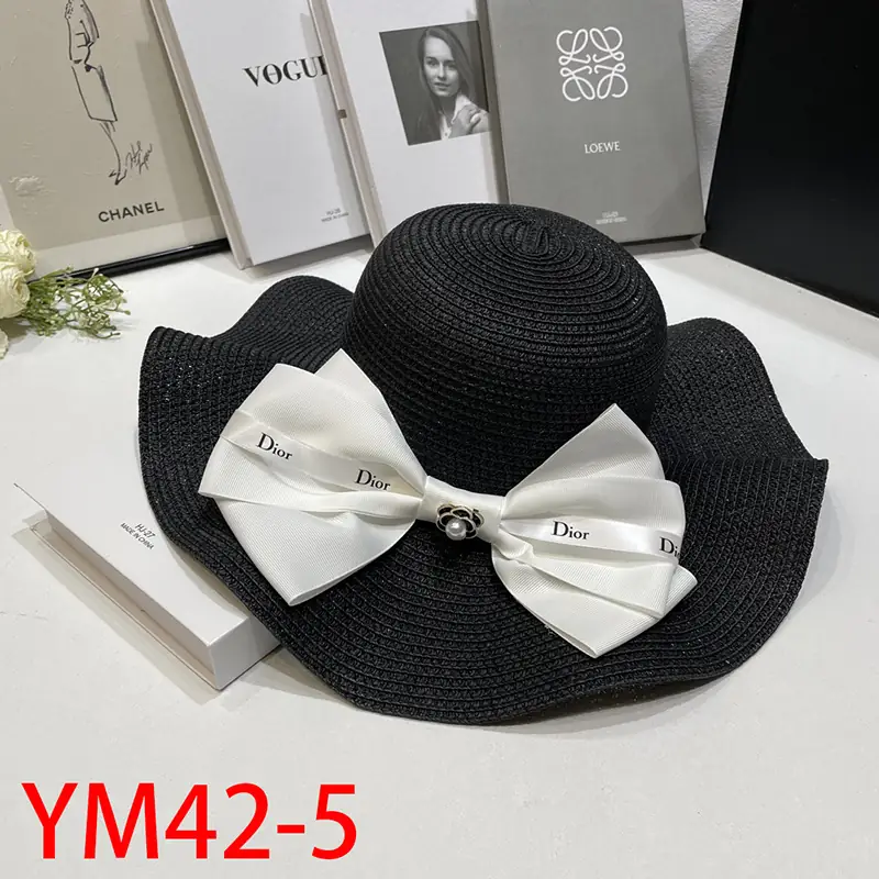 YM42 Dior sunhat straw 43$ gallery