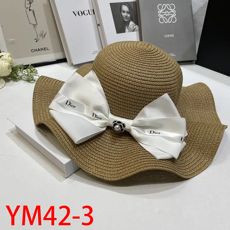 YM42 Dior sunhat straw 43$ gallery