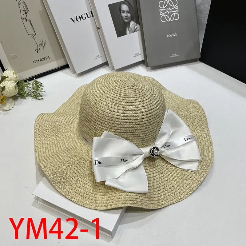 YM42 Dior sunhat straw 43$ gallery