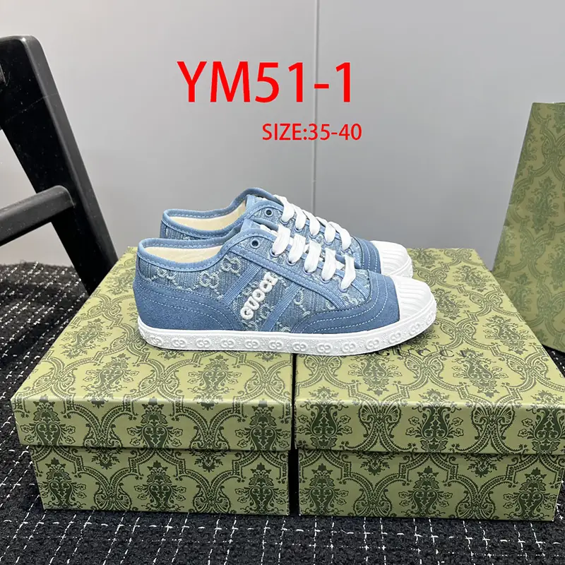 YM51 Gucci canvas casual shoes 60$ gallery