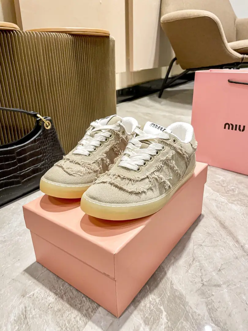 YM52 miumiu canvas casual shoes 55$ gallery