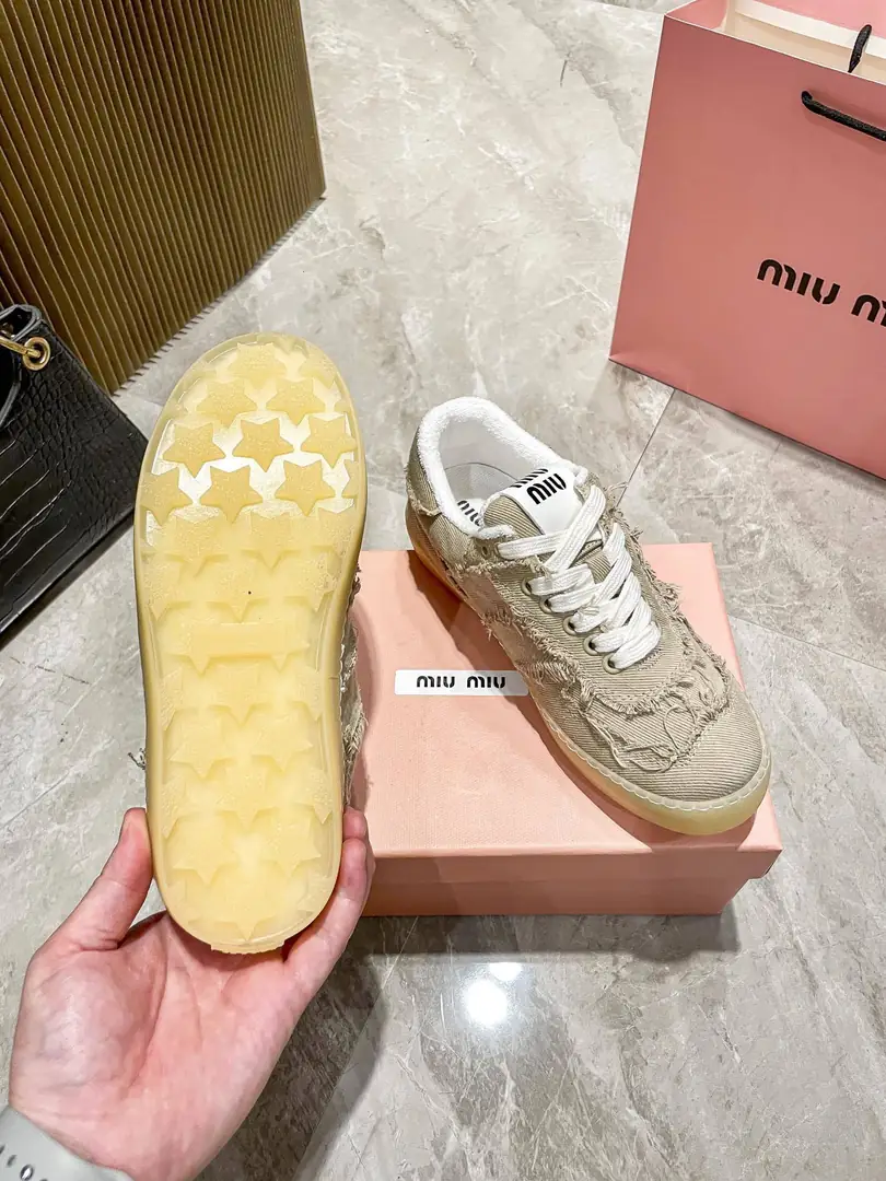 YM52 miumiu canvas casual shoes 55$ gallery