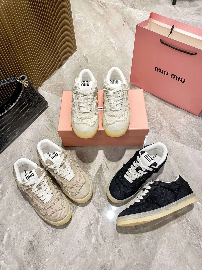 YM52 miumiu canvas casual shoes 55$ gallery