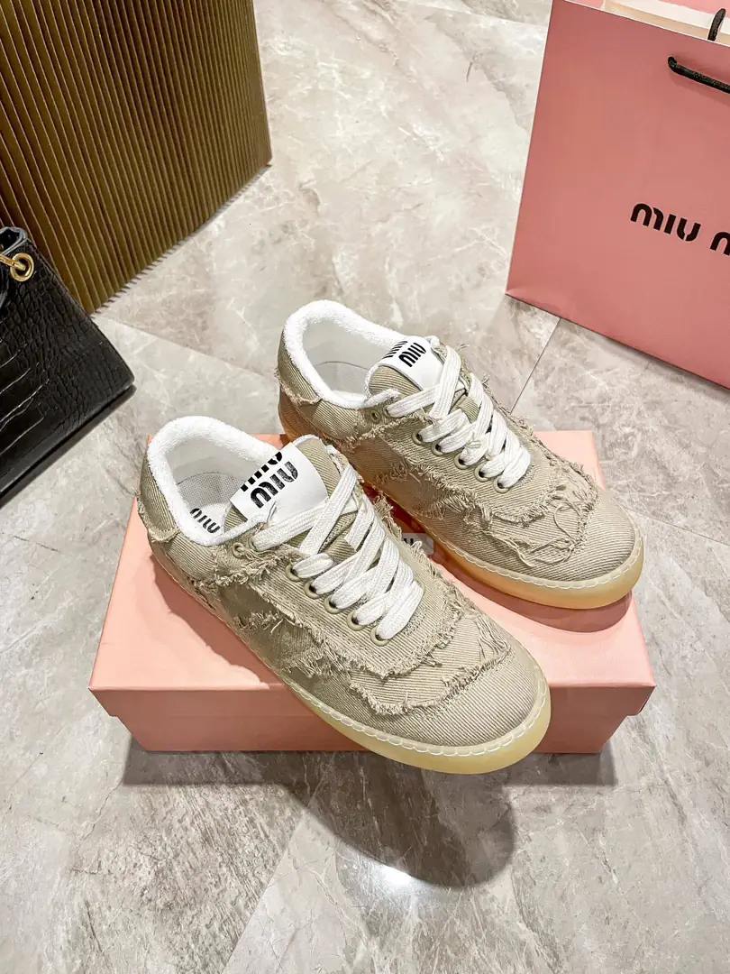 YM52 miumiu canvas casual shoes 55$ gallery