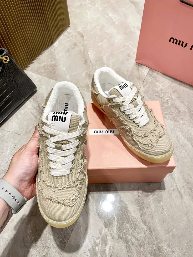 YM52 miumiu canvas casual shoes 55$ gallery