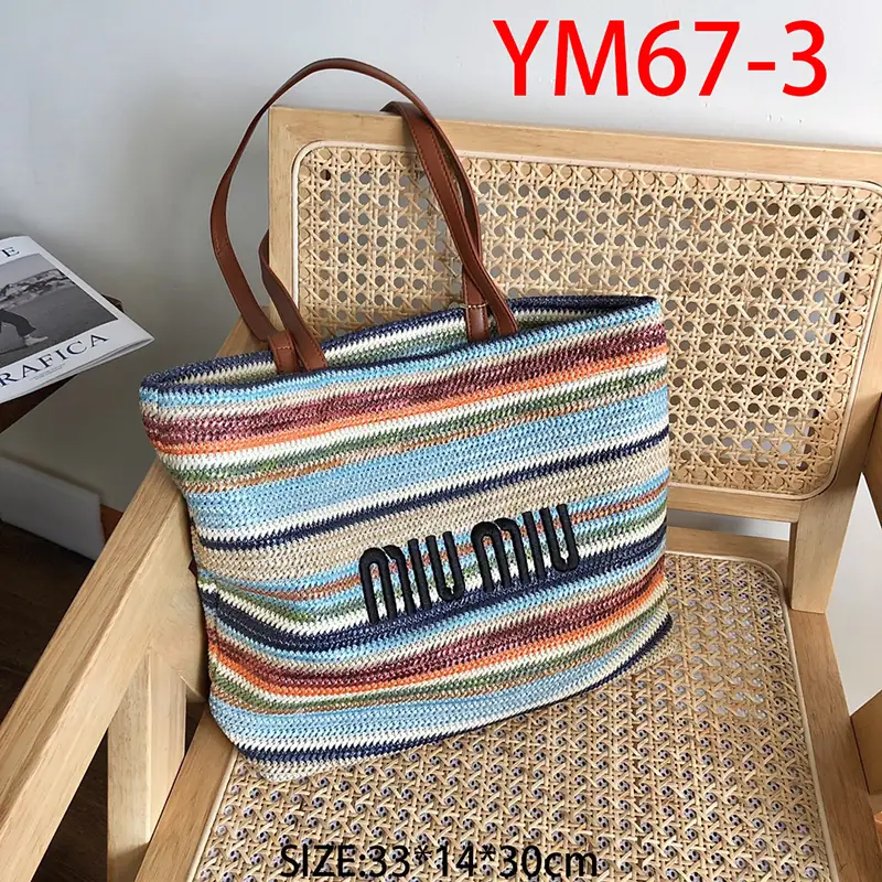 YM67 MIUMIU straw handbag 53$ gallery