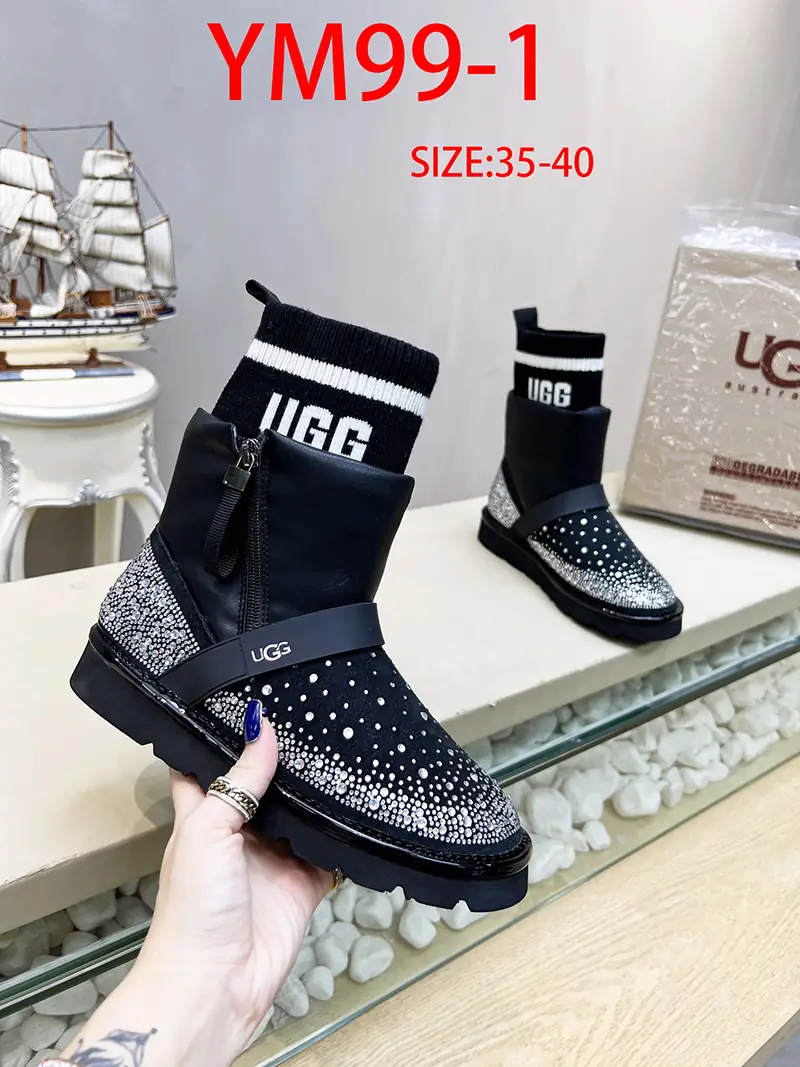 YM99 UGG plush snow boots 103$ gallery