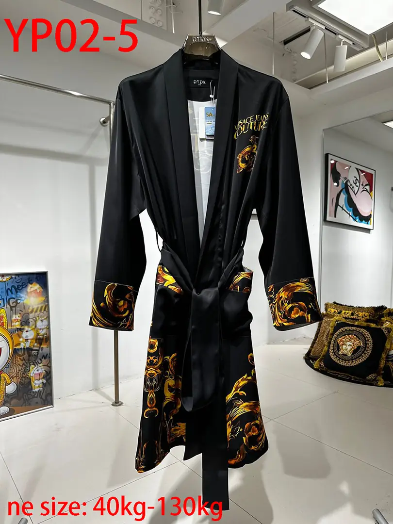YP02 Versace Light Luxury Silk Bathrobe 75$ gallery