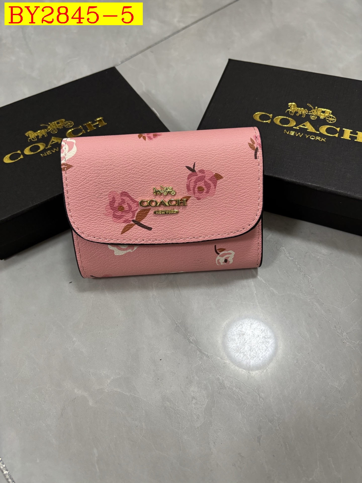 18$ COACH 401 Wallet size12x9x3 cm 6518 BY2845 gallery