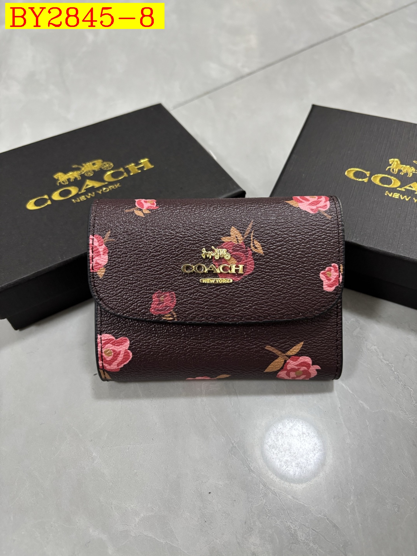 18$ COACH 401 Wallet size12x9x3 cm 6518 BY2845 gallery