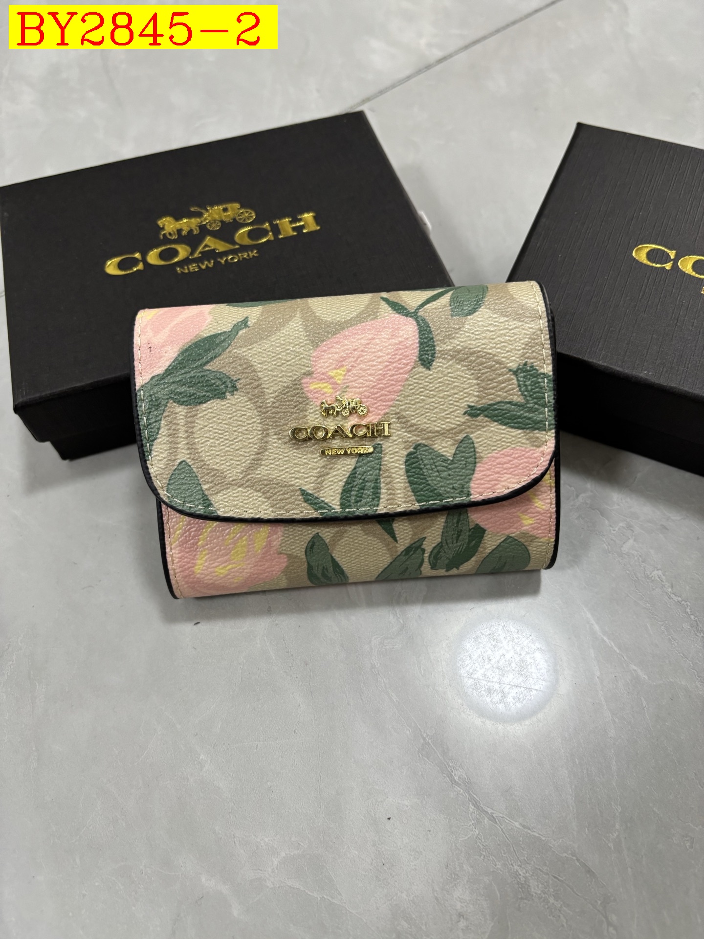 18$ COACH 401 Wallet size12x9x3 cm 6518 BY2845 gallery