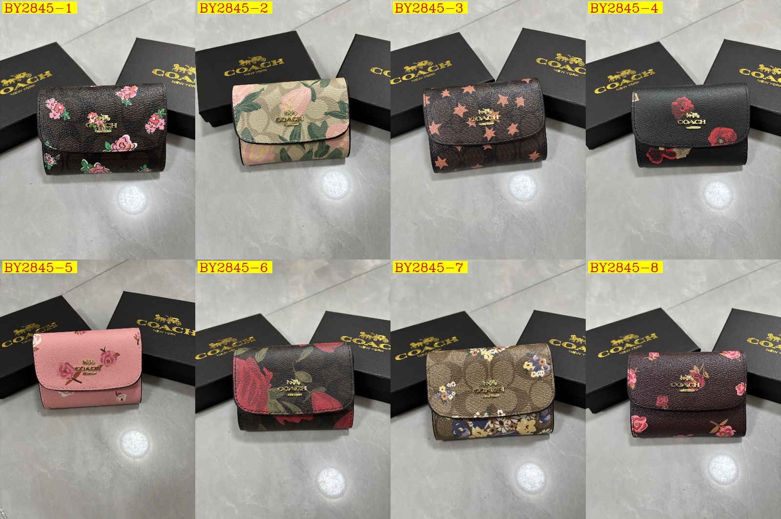 18$ COACH 401 Wallet size12x9x3 cm 6518 BY2845 gallery