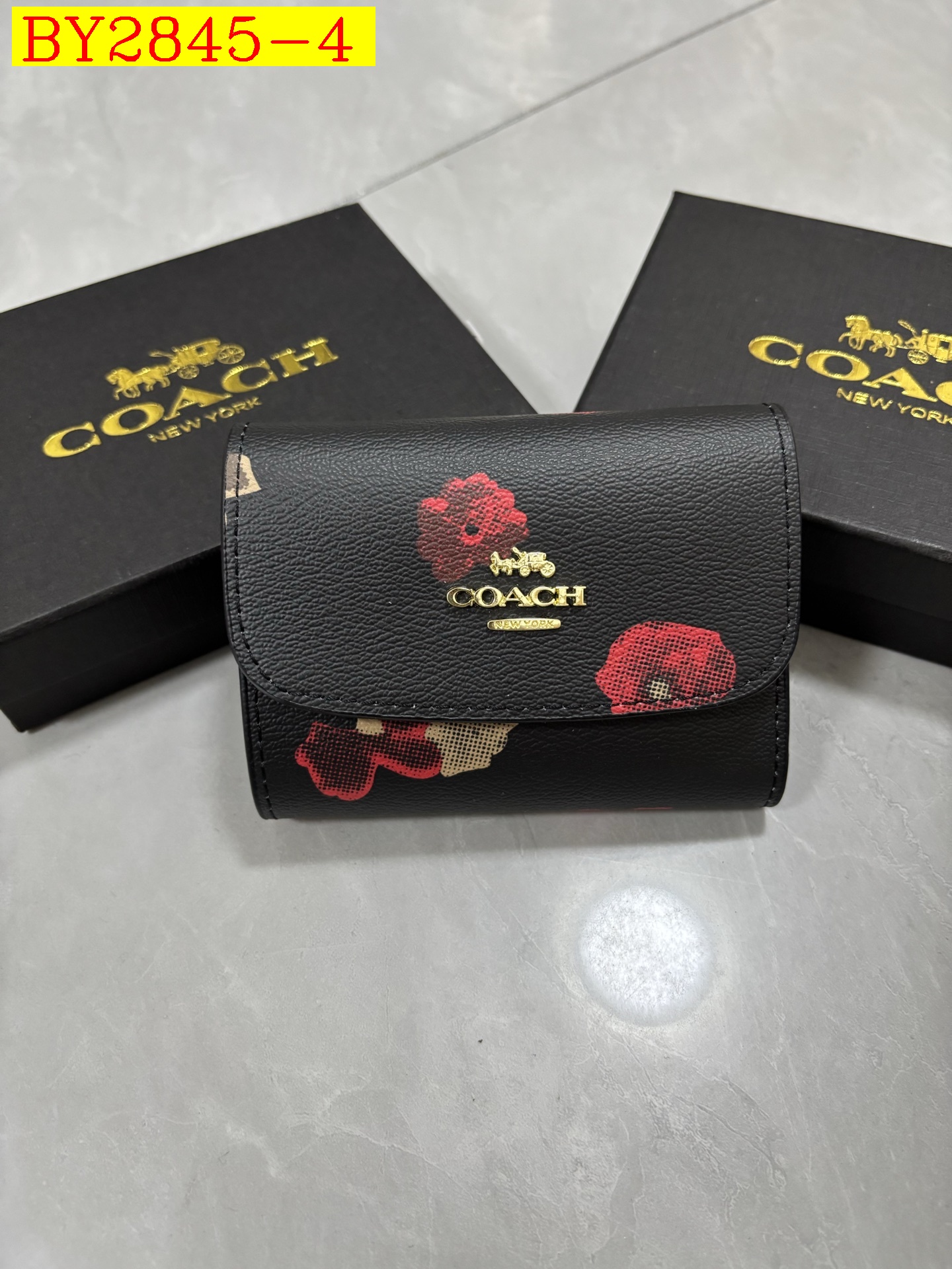 18$ COACH 401 Wallet size12x9x3 cm 6518 BY2845 gallery