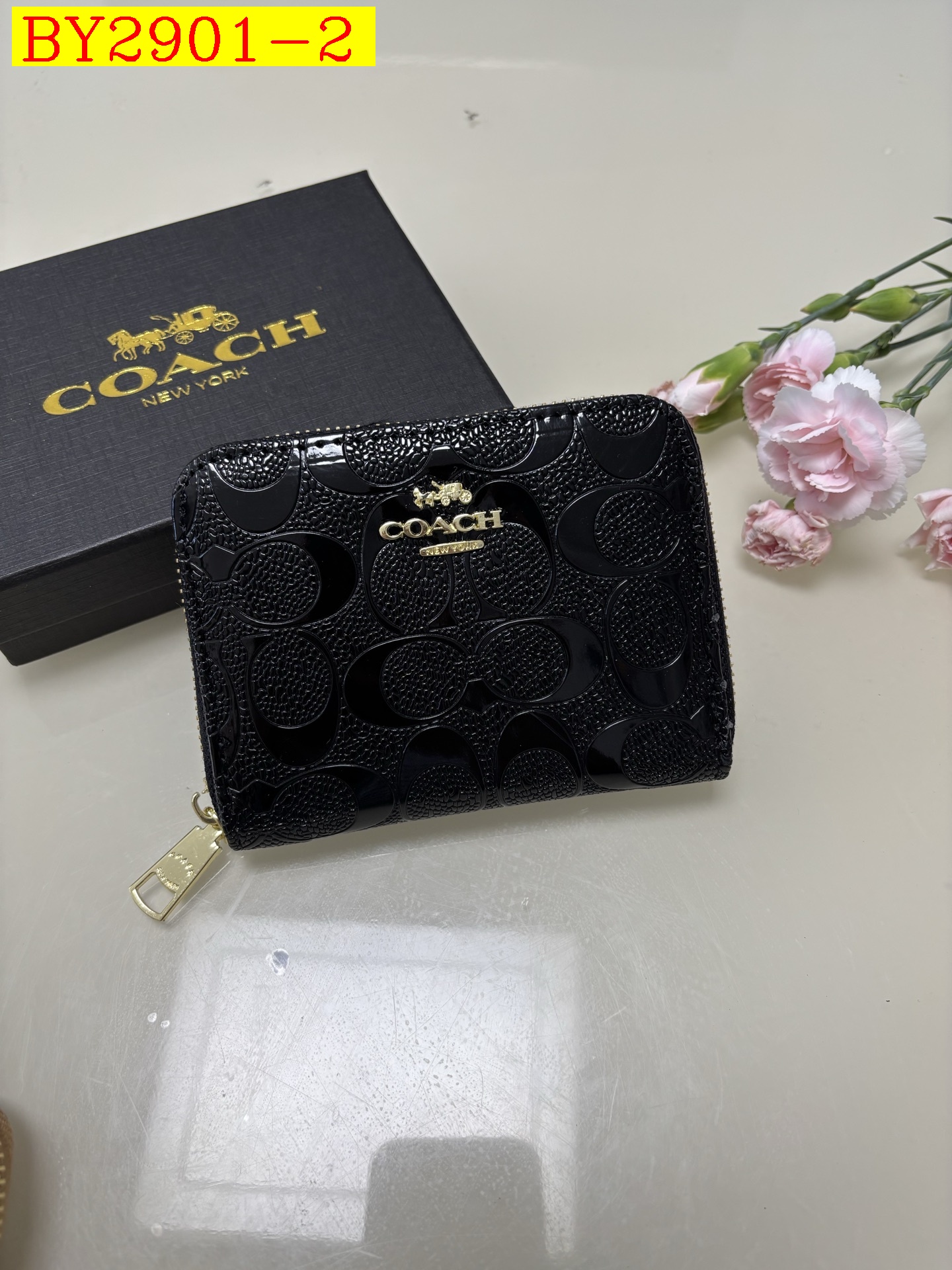 18$ COACH 405 Wallet size 12x10x2 cm 9518 BY2901 gallery