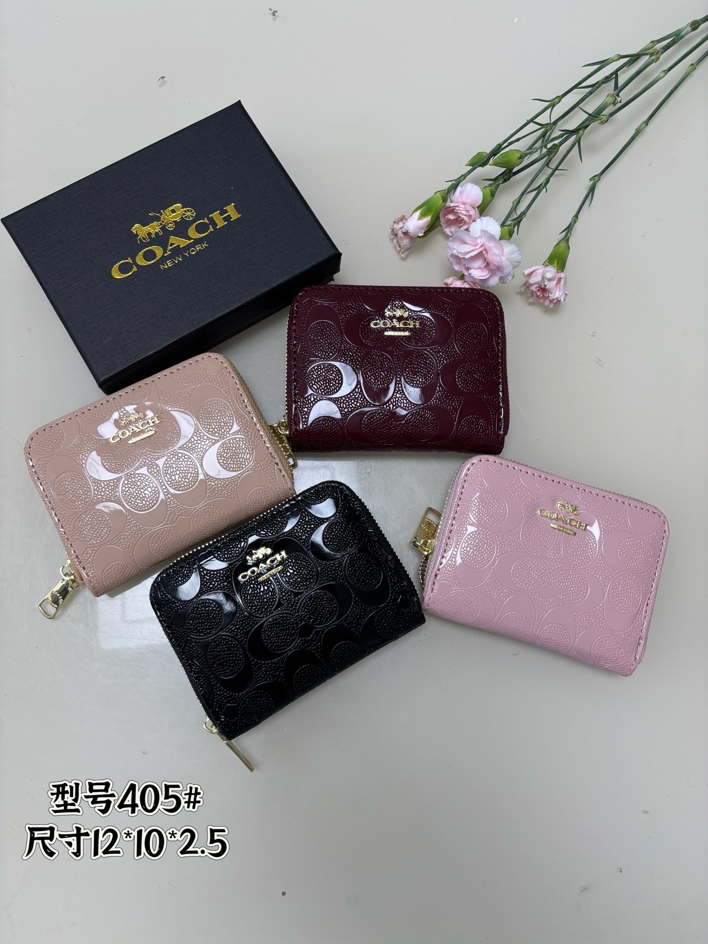 18$ COACH 405 Wallet size 12x10x2 cm 9518 BY2901 gallery